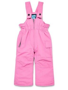 Iceburg OuterwearPink Insulated Snow Bib Overalls Straps Girl 3-6 Months